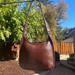 Vintage Coach Ergo Mini Zip Shoulder
Bag Mahogany 9020